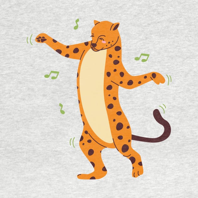 Funny Dancing Leopard by FunnyMoonCosmic